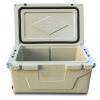 Khaki color ice cooler box 65QT camping ice chest beer box outdoor fishing cooler