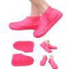 Waterproof Silicone Shoe Cover, Reusable Non Slip Rubber Rain Shoe Cover Unisex